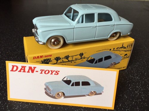 Dinky dan toys - dinky/dan, peugeot