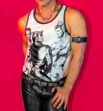 TOM OF FINLAND MESH TANK TOP