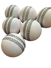 5 x Windballs white black seam