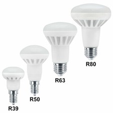LED Reflector Light Bulbs Cool White R39, R50, R63, R80 Reflectors
