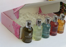 Molton Brown 💥 Shower Gel Mini Travel Size Collection 5 x 50ml 💥 and Gift Box