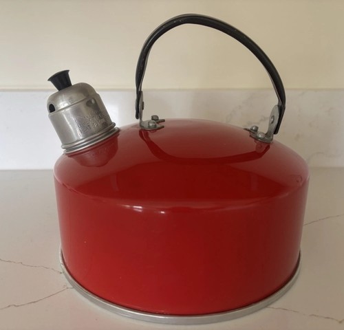 Vintage red stove top - vintage,