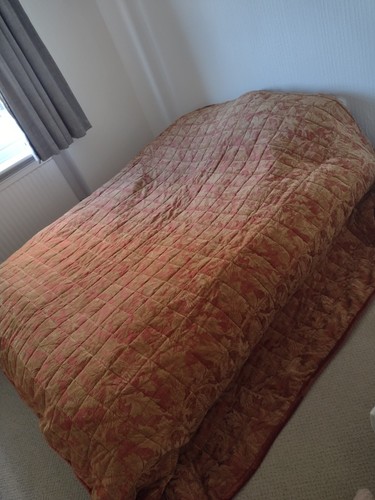 Damask luxury quilted chenille - quilted,