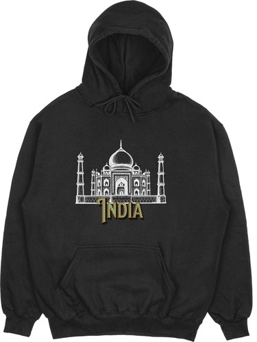 India hoodie taj - mahal, new