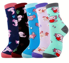 new 1pr ladies axolotl ankle socks.UK 4-7