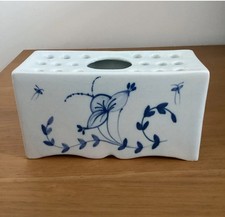 ISIS POTTERY OXFORD  FLOWER BRICK HAND PAINTED FOR COLEFAX AND FOWLER