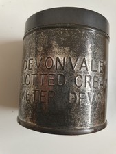 Vintage "Devon Vale" Clotted Cream Tin Exeter Devon (1/2lb Net)