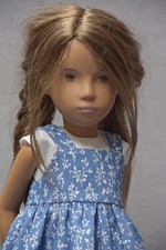 Blue Botanical Pinafore Set