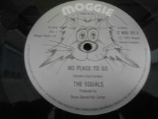 The Equals - "No Place To Go / Back Streets" - MOGGIE 12" Single
