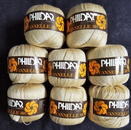 Phildar canelle 302 gold yarn - gold,