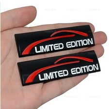 2pcs Black 3D Limited Edition