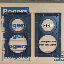 BBC LS3/5a Baffles. Size  164 x 278 mm