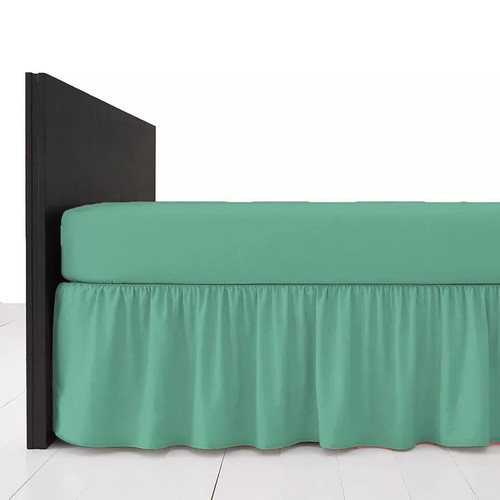 Plain fitted base valance - fitted,