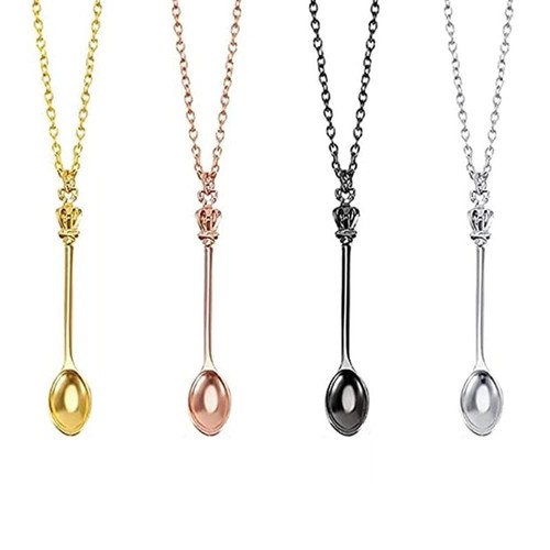 Pieces spoon necklace charm - 4,