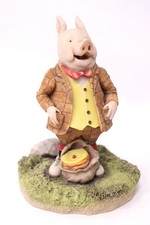 1994 ARDEN SCULPTURES R033 Rupert PODGY PIG Figurine No Box - C81