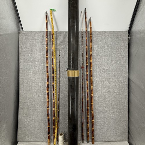 Vintage bamboo cane pole - vintage,