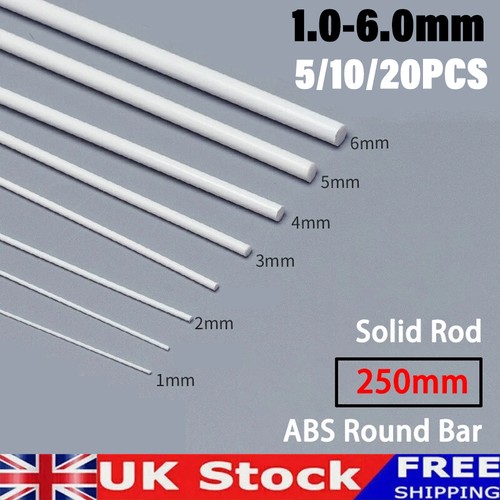 Abs round bar dia 6mm - abs,