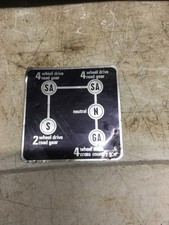 Mercedes G Wagen Centre Console 4wd Diff Lock Instructions Plate 460 461