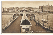 postcard - brighton - view