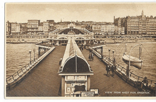 Postcard brighton view - brighton,