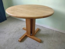 A Treske Oak Round Breakfast Table