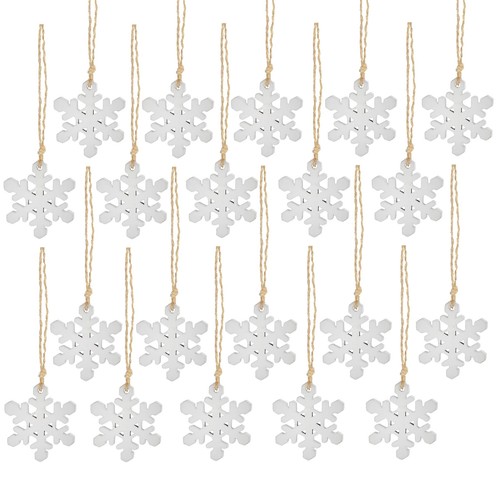 Christmas wooden snowflakes - christmas,