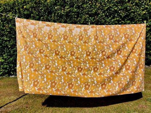 Vintage sheet double flat - vintage, sheet,