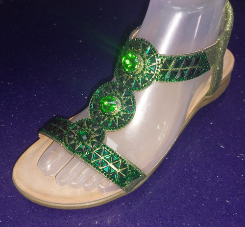 Brand new boxed green - green, sparkly