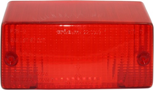 Rear light glass for ducati - glass,