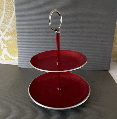 Tier round metal cake - 2-tier,