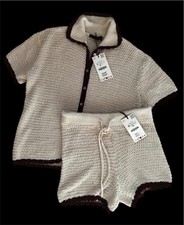 Bnwt Zara Crochet Knit Co-ord