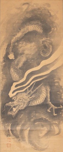 Antique japanese hanging - antique,