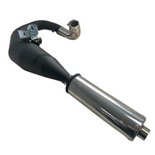 Vespa PX125 P125X LML Sterling Expansion Performance Exhaust - Left Hand Black