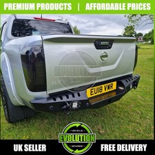 REAR BUMPER HEAVY DUTY BLACK