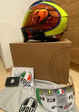 AGV K3 Rossi Mugello Helmet L 59-60cm with Visors Intercom Used