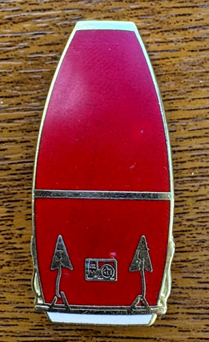Petrol pump enamel pin badge - petrol,