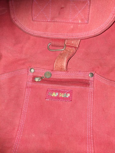 Naf red - red, canvas