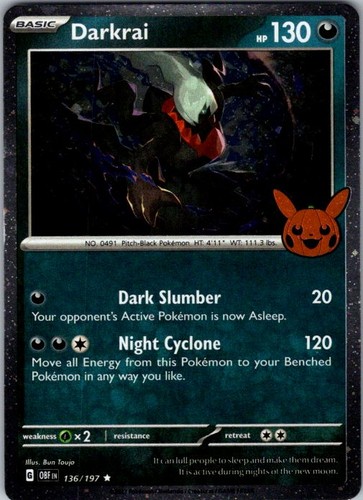 Darkrai rare - darkrai,