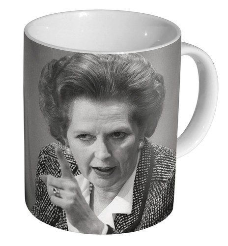 Margaret thatcher point - point, bw