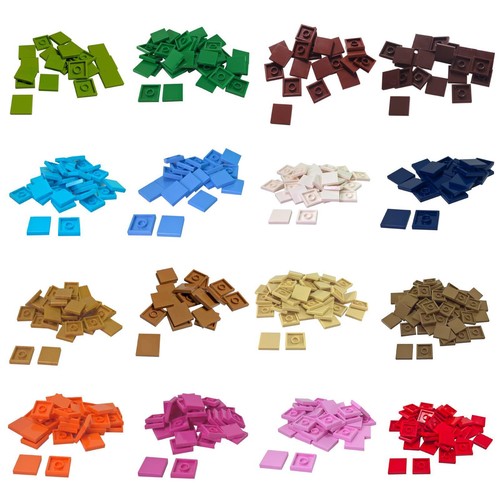 Lego 2x2 tiles flat smooth - 2x2,