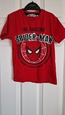Marvel Fabric flavours red spiderman T-shirt aged 5-6