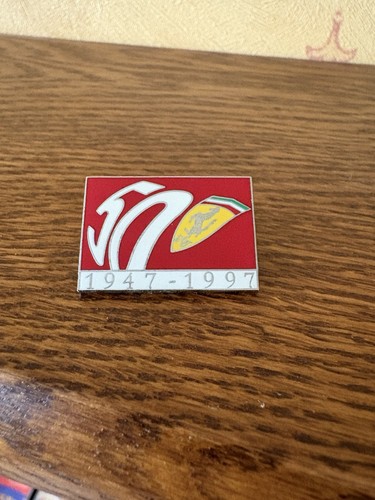 Ferrari pin badge years - ferrari, badge,