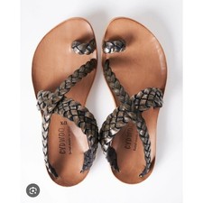 CYDWOQ revival braided leather flat sandal Hand Made in USA Size 41 US 11 $260
