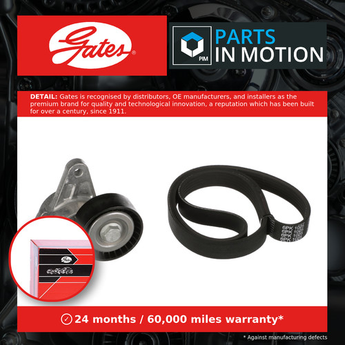 Drive belt kit - belt, k016pk1025
