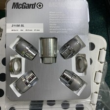 21156SU SU Locking Wheel Nut Set M12x1.5 Flat 16mm Hex Lug Replacement By McGard