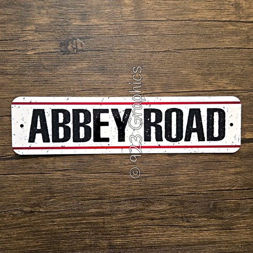 Abbey road metal sign - abbey,