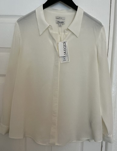 Jaeger women pure - silk, ivory