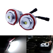 2x 20W LED Angel Eyes Halo Ring Light For BMW E60 E61 LCI Saloon Estate 2007-10