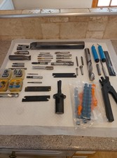 JOB LOT OF MILLING CUTTERS, THREADING TAPS AND CNC DRILLS.