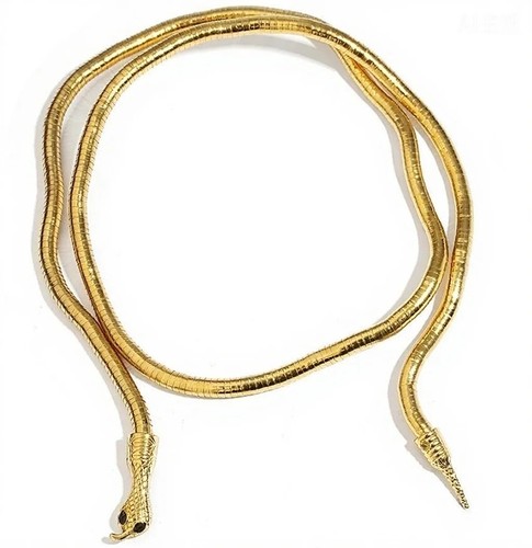 Silver bendable choker - silver,